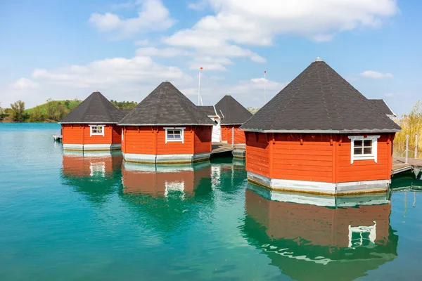 Sensación Vacaciones Lago Alpi Cerca Erfurt Turingia Alemania — Foto de Stock