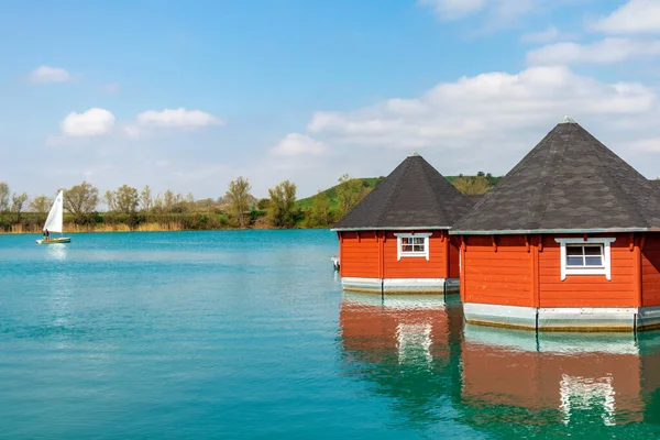  Erfurt yakınlarındaki Lago di Alpi 'de tatil hissi - Thuringia - Almanya