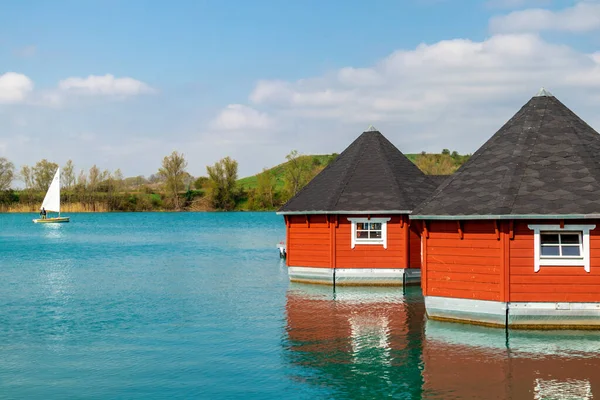  Erfurt yakınlarındaki Lago di Alpi 'de tatil hissi - Thuringia - Almanya