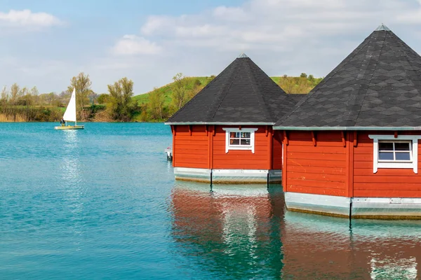  Erfurt yakınlarındaki Lago di Alpi 'de tatil hissi - Thuringia - Almanya