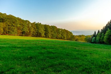 Fantastic sunset on the heights of the Thuringian Forest around the Rennsteig and enjoy the beautiful nature at the same time.