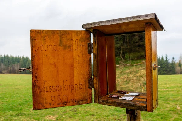 Caminata Ruppberg Bosque Turingia Cerca Zella Mehlis Alemania — Foto de Stock