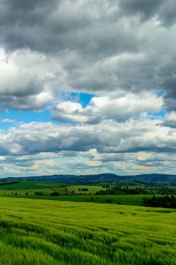 Oberweibach - Thüringen - Almanya yakınlarındaki Leibis-Lichte barajı etrafında yürüyüş