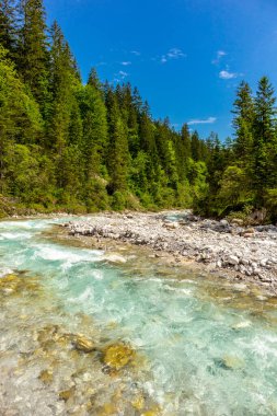Berchtesgaden Alp eteklerinde, Wimbachtal - Bavyera - Almanya