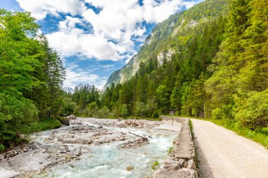 Berchtesgaden Alp eteklerinde, Wimbachtal - Bavyera - Almanya