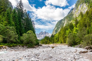 Berchtesgaden Alp eteklerinde, Wimbachtal - Bavyera - Almanya