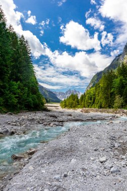 Berchtesgaden Alp eteklerinde, Wimbachtal - Bavyera - Almanya