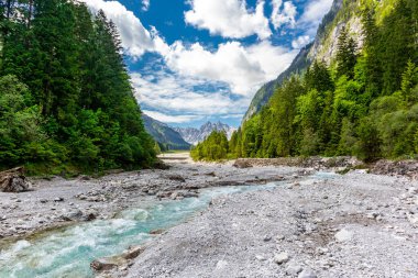 Berchtesgaden Alp eteklerinde, Wimbachtal - Bavyera - Almanya