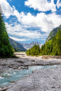 Berchtesgaden Alp eteklerinde, Wimbachtal - Bavyera - Almanya
