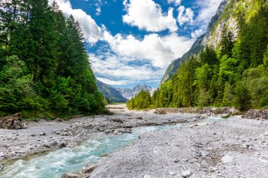 Berchtesgaden Alp eteklerinde, Wimbachtal - Bavyera - Almanya