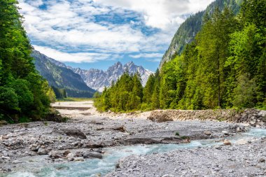 Berchtesgaden Alp eteklerinde, Wimbachtal - Bavyera - Almanya