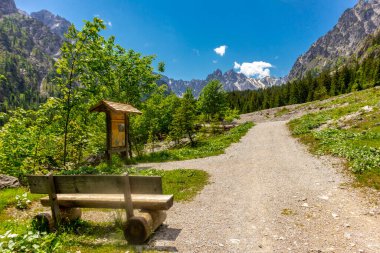 Berchtesgaden Alp eteklerinde, Wimbachtal - Bavyera - Almanya