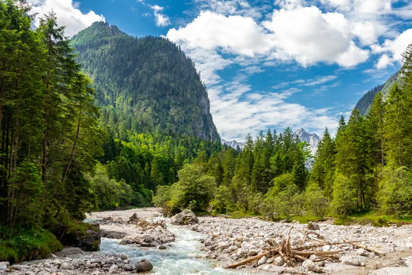 Berchtesgaden Alp eteklerinde, Wimbachtal - Bavyera - Almanya