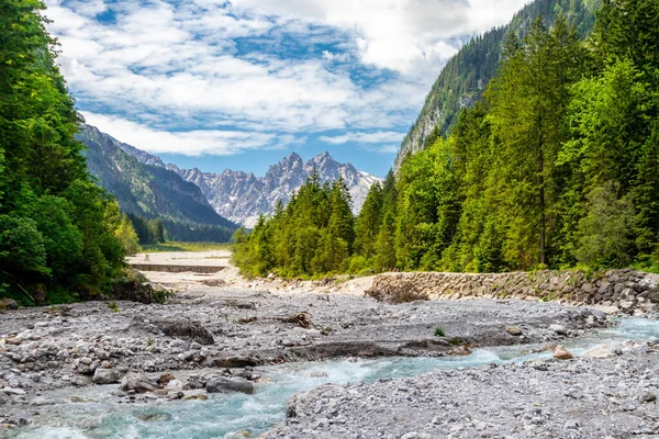 Berchtesgaden Alp eteklerinde, Wimbachtal - Bavyera - Almanya
