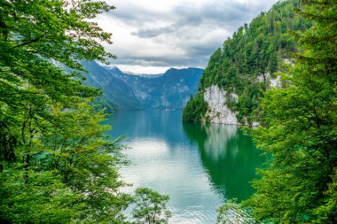 Berchtesgaden Alp etekleri - Koenigsee - Bavyera - Almanya