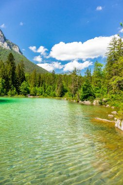 Berchtesgaden Alp etekleri boyunca güzel bir keşif turu - Hintersee - Bavyera - Almanya