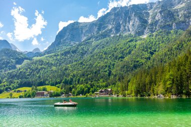 Berchtesgaden Alp etekleri boyunca güzel bir keşif turu - Hintersee - Bavyera - Almanya
