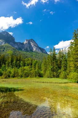 Berchtesgaden Alp etekleri boyunca güzel bir keşif turu - Hintersee - Bavyera - Almanya