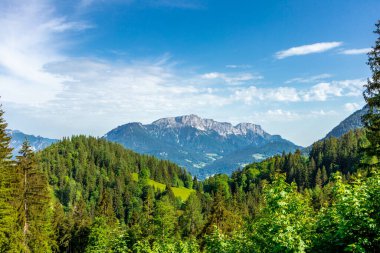 Berchtesgaden Alp etekleri boyunca güzel bir keşif turu Jenner - Bavyera - Almanya