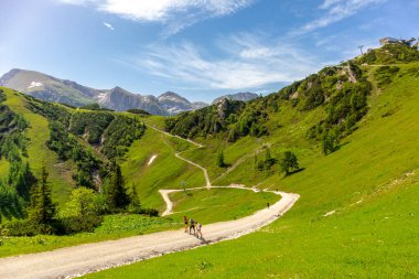 Berchtesgaden Alp etekleri boyunca güzel bir keşif turu Jenner - Bavyera - Almanya