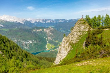 Berchtesgaden Alp etekleri boyunca güzel bir keşif turu Jenner - Bavyera - Almanya