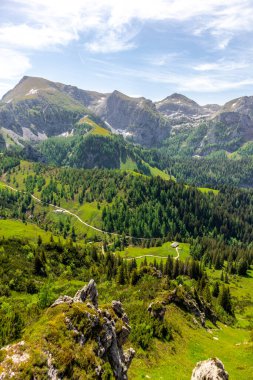 Berchtesgaden Alp etekleri boyunca güzel bir keşif turu Jenner - Bavyera - Almanya
