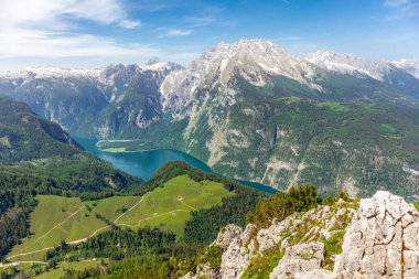 Berchtesgaden Alp etekleri boyunca güzel bir keşif turu Jenner - Bavyera - Almanya