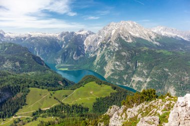 Berchtesgaden Alp etekleri boyunca güzel bir keşif turu Jenner - Bavyera - Almanya