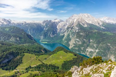 Berchtesgaden Alp etekleri boyunca güzel bir keşif turu Jenner - Bavyera - Almanya