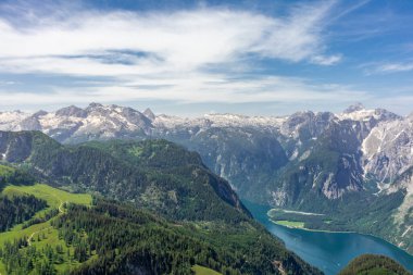 Berchtesgaden Alp etekleri boyunca güzel bir keşif turu Jenner - Bavyera - Almanya