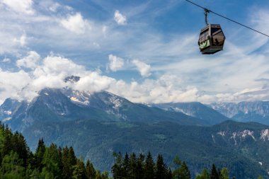 Berchtesgaden Alp etekleri boyunca güzel bir keşif turu Jenner - Bavyera - Almanya