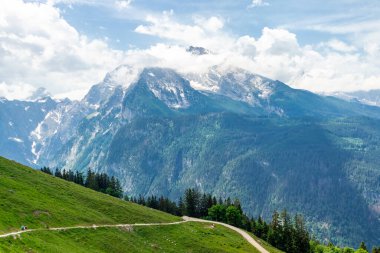 Berchtesgaden Alp etekleri boyunca güzel bir keşif turu Jenner - Bavyera - Almanya