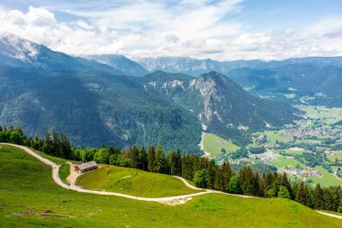 Berchtesgaden Alp etekleri boyunca güzel bir keşif turu Jenner - Bavyera - Almanya