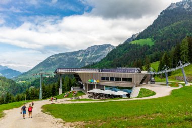 Berchtesgaden Alp etekleri boyunca güzel bir keşif turu Jenner - Bavyera - Almanya