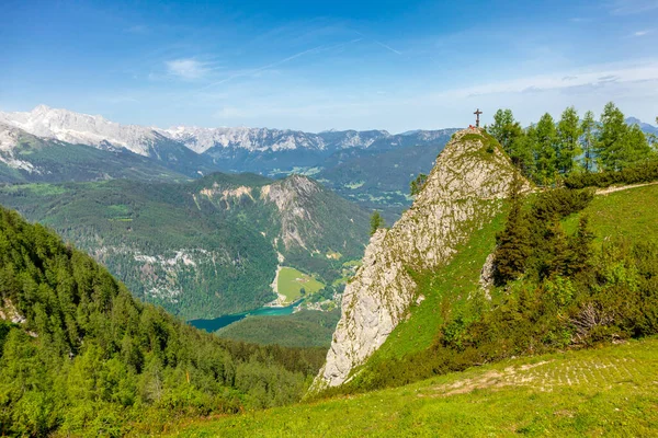 Hermoso Recorrido Exploración Por Las Estribaciones Alpinas Berchtesgaden Jenner Baviera — Foto de Stock