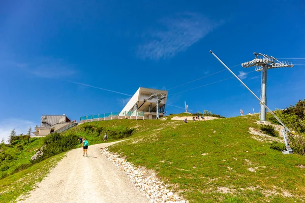 Krásná Exkurze Podél Alpského Úpatí Berchtesgadenu Jenner Bavorsko Německo — Stock fotografie