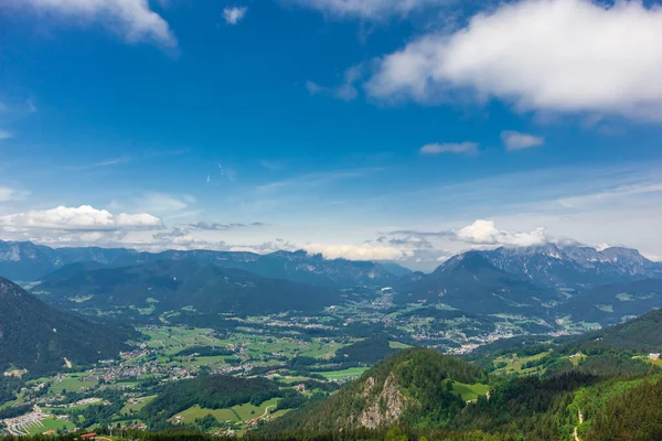Прекрасна Екскурсія Альпійськими Передгір Ями Берхтесгадена Дженнер Баварія Німеччина — стокове фото