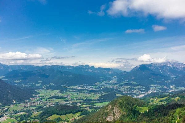 Прекрасна Екскурсія Альпійськими Передгір Ями Берхтесгадена Дженнер Баварія Німеччина — стокове фото