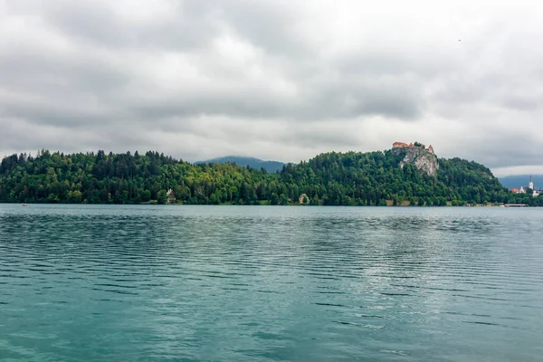 Πεζοπορία Γύρω Από Λίμνη Bled Στους Πρόποδες Του Οροπεδίου Pokljuka — Φωτογραφία Αρχείου