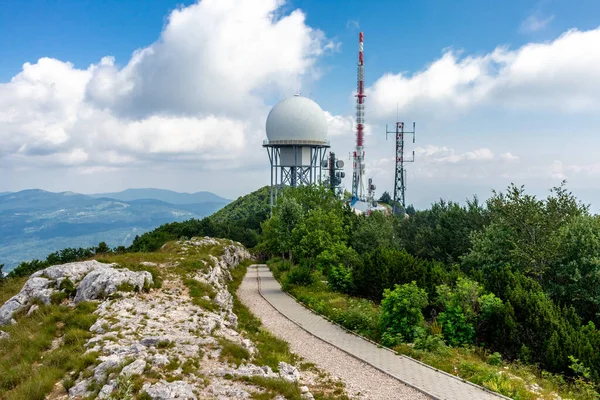 Wanderung Auf Den Gipfel Der Ucka Auf Vojak Primorje Gorski — Stockfoto
