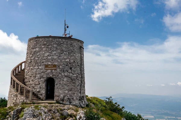 Поход Вершину Горы Учка Вояке Приморье Горски Хорватия — стоковое фото