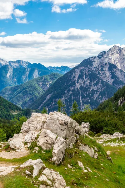 Bienvenue Dans Magnifique Groupe Montagne Des Alpes Juliennes Slovénie — Photo