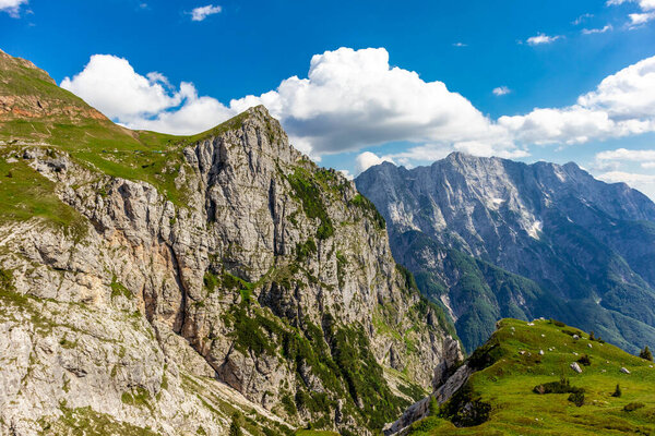 On the way to the Magart peak on Slovenia's highest road - Slovenia - Italy