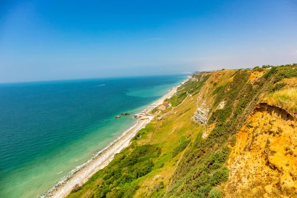 Beach Walk Gates City Havre English Channel Normandy France — Stock Photo, Image