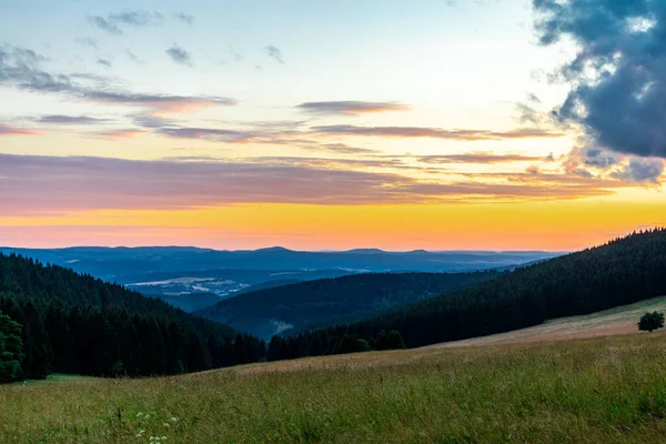 Sommerspaziergang Durch Die Schöne Natur Des Thüringer Waldes Thüringen — Stockfoto