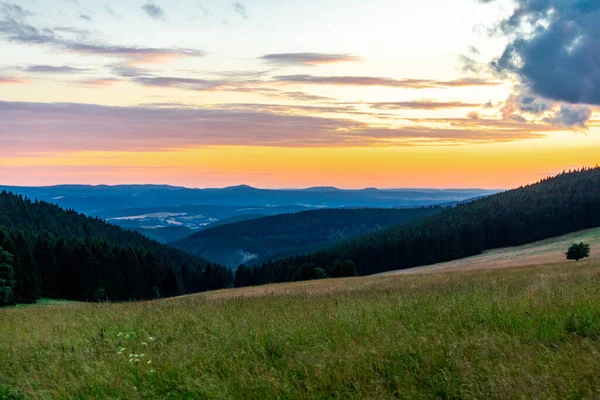 Zomer Wandeling Door Prachtige Natuur Van Het Thüringer Woud Thüringen — Stockfoto