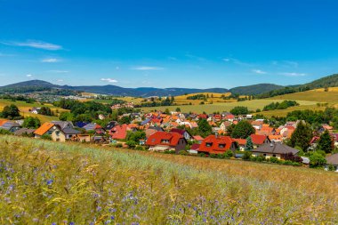 Schmalkalden 'in güzel doğasında yaz yürüyüşü - Thüringen - Almanya