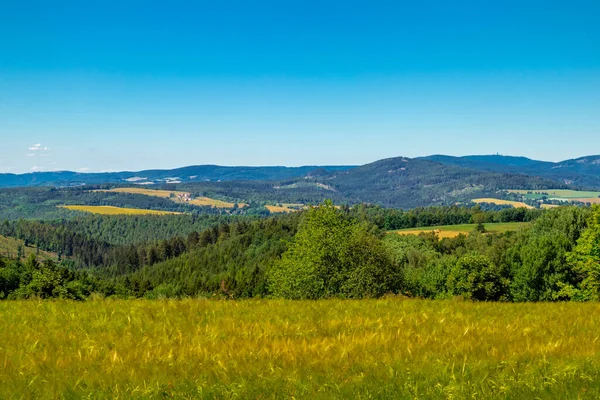 Zomer Wandeling Door Prachtige Natuur Van Schmalkalden Thüringen Duitsland — Stockfoto