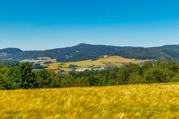 Sommarvandring Genom Schmalkaldens Vackra Natur Thüringen Tyskland — Stockfoto