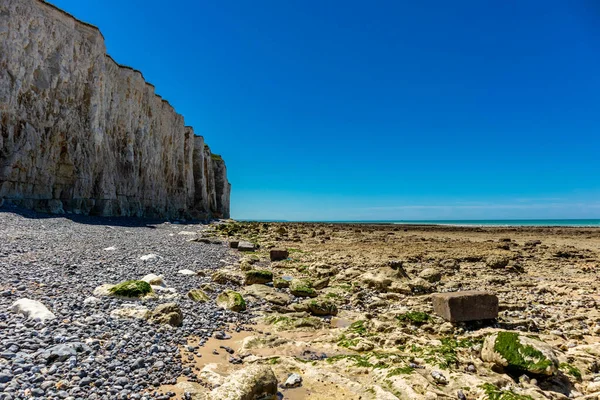 Belo Passeio Descoberta Longo Das Falésias Únicas Cte Albtre Normandia — Fotografia de Stock